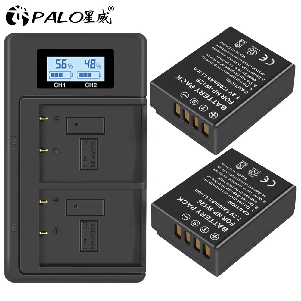 

PALO NP-W126 NP W126 Battery for Fujifilm X-T30 II X-S10 X-PRO3 X-Pro2 X-Pro1 X-T30 X-T20 X-T10 X-T3 X-T2 X100V X100F X-E4 X-E3