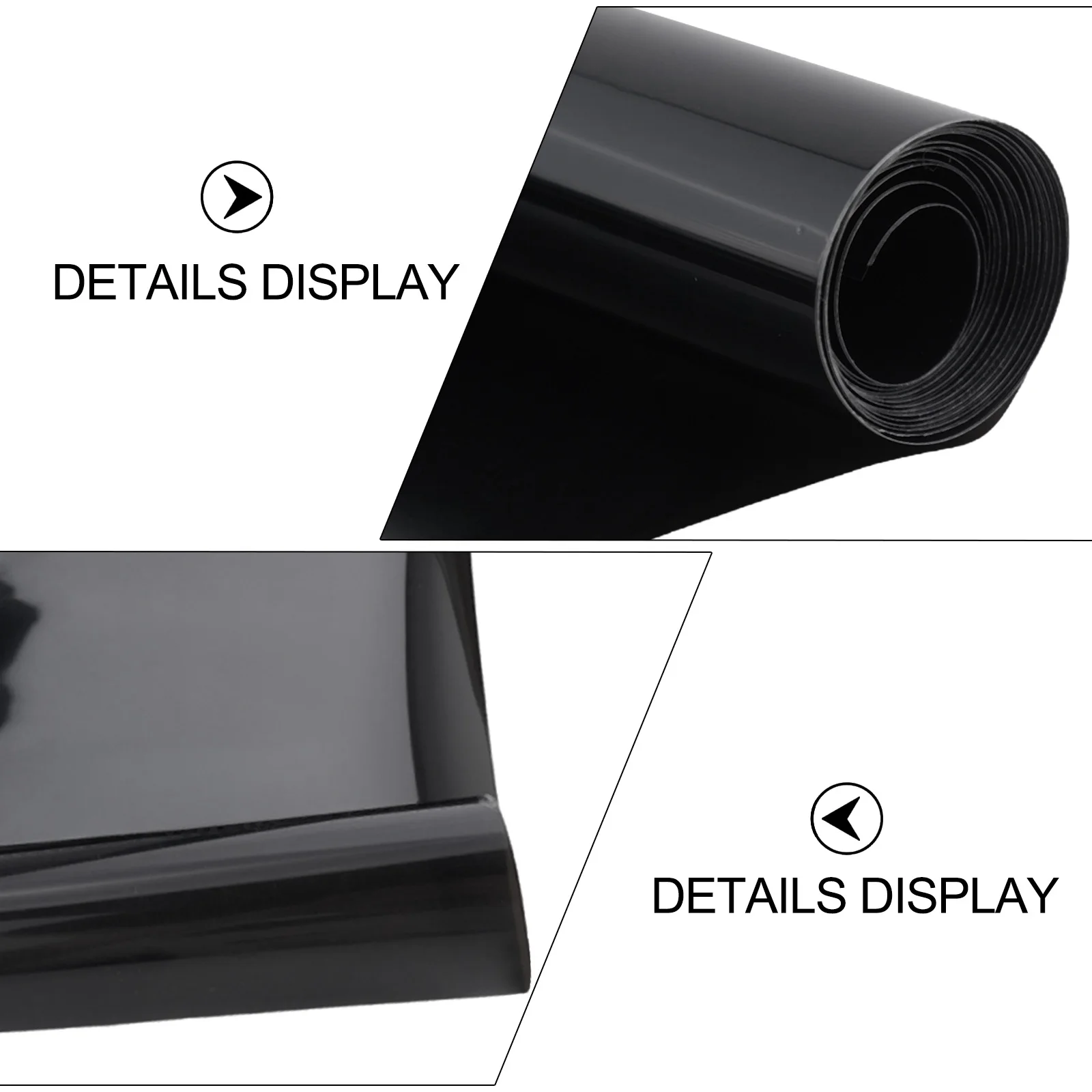 Aesthetic Upgrade with Dark Tint Vinyl Wrap Sheet For Headlights and Taillights Dimensions 12 X 48 Backing Aesthetic
