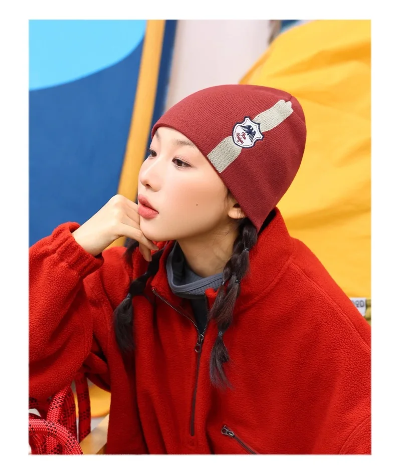 

Рыбацкая шапка-бини в русском стиле, теплые зимние шапки унисекс, мягкая дышащая вязаная короткая шапка с манжетами 54-61 см