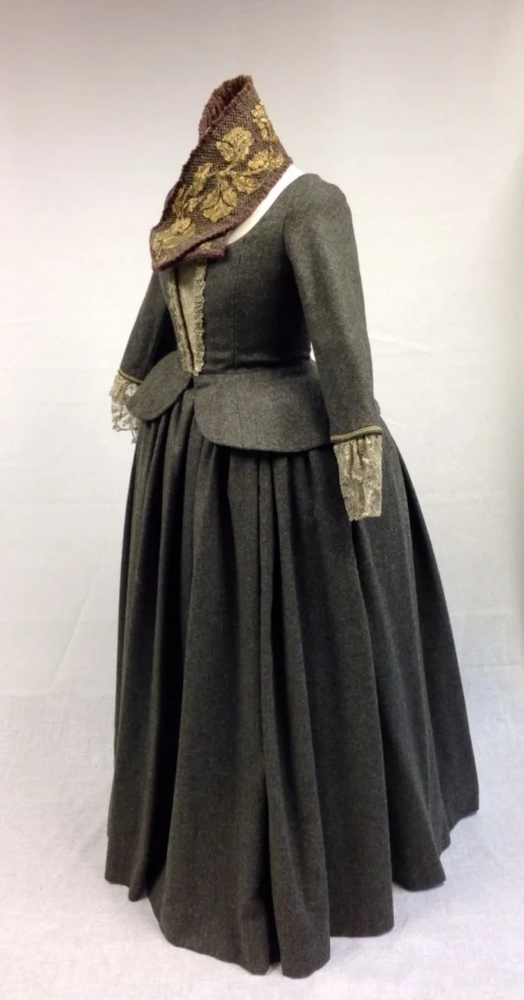 TV Outlander Cosplay Claire Randall Costume Historical Victorian Renaissance Highland Rococo Dress Tea Party Ball Gown