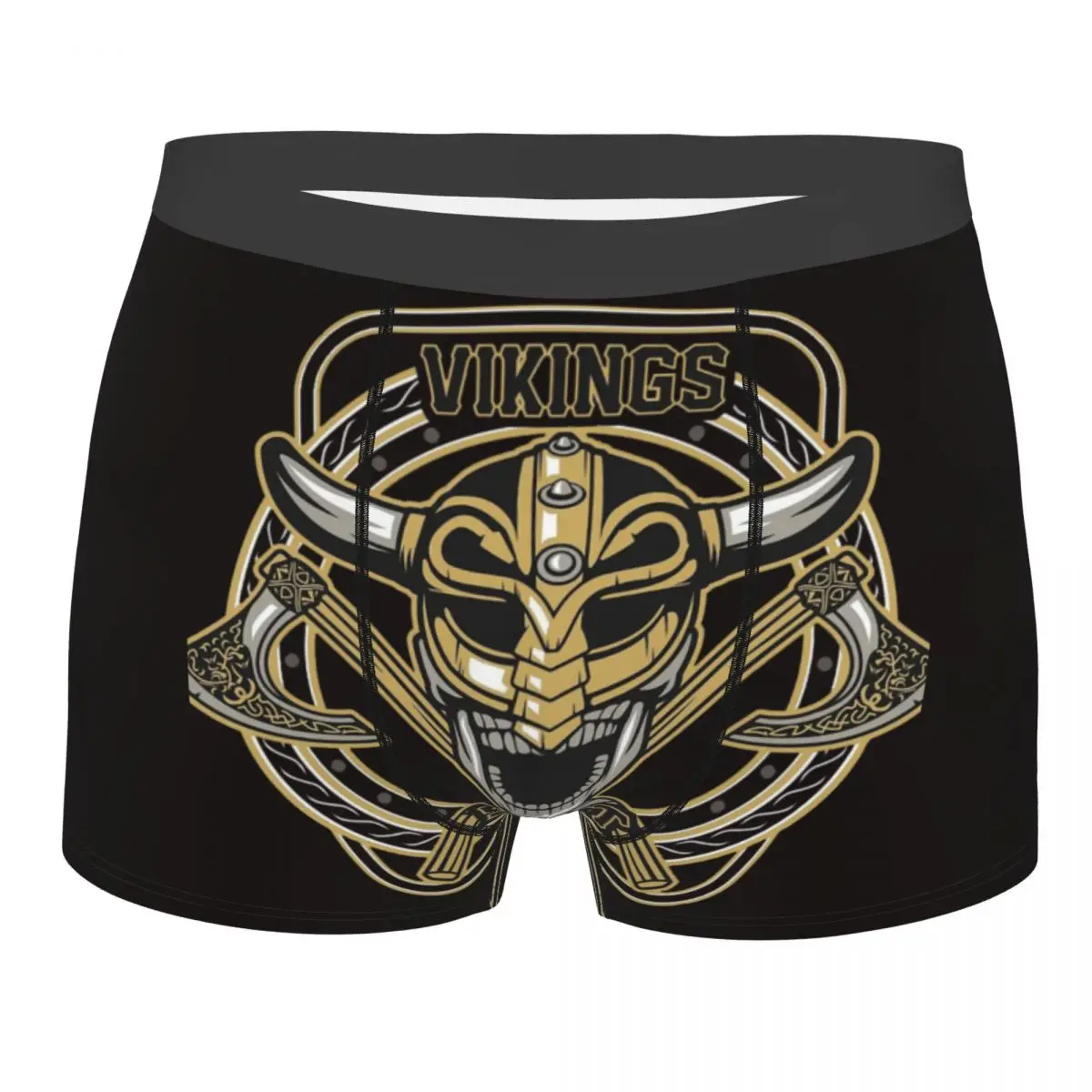 

SKULL VIKING FULL COLORS Illustration Men Boxer Briefs Underwear Highly Breathable Top Quality Gift Idea