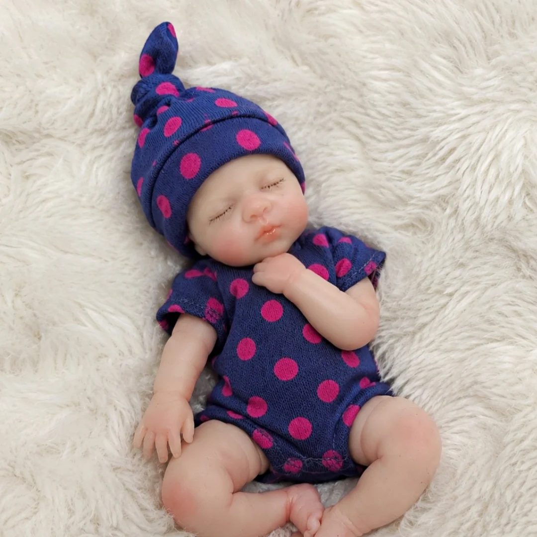 15 cm Soft Adorable Paint Skin Mini Palm bebe reborn de silicona Dolls With Washable Body Handmade Lifelike Newborn Doll