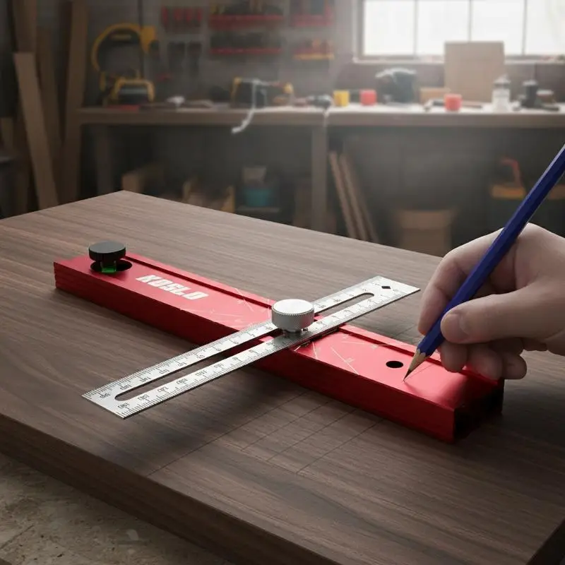 

For Woodworking Leveling Posit Marking Protractor Multi Angle Ruler Foldable Depth Measuring Tool Gauge