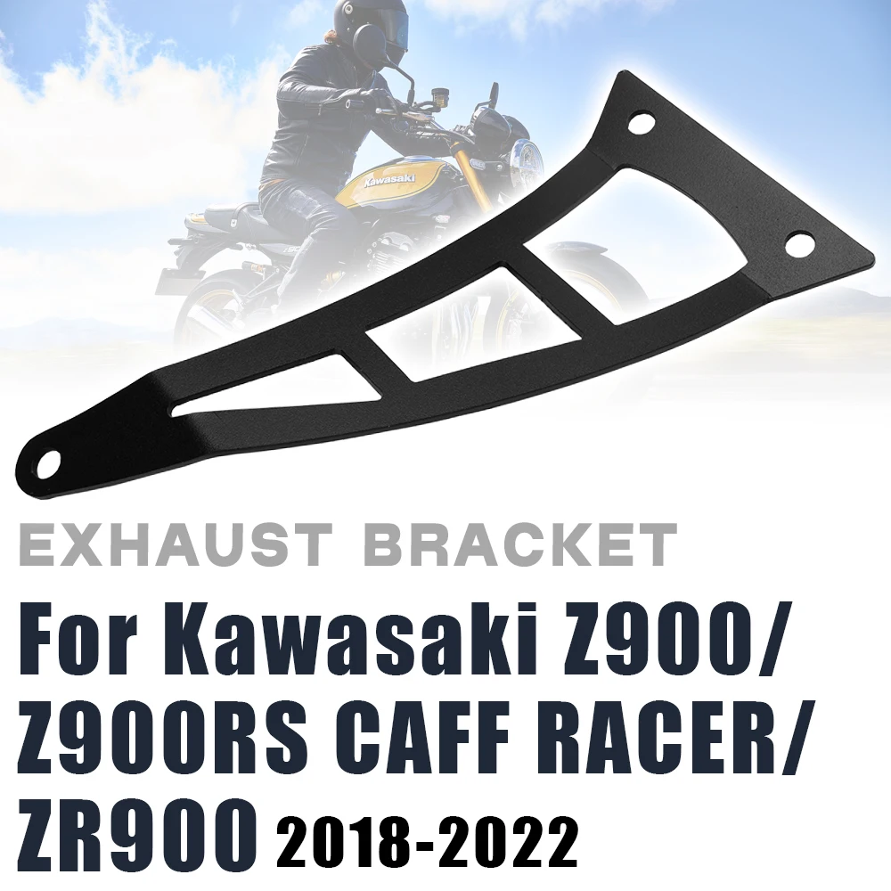 

For Kawasaki Z900RS Motorcycle Extension Exhaust Bracket Z 900 RS z900rs z 900 rs 2018-2022 Reinforcement New Black Accessories