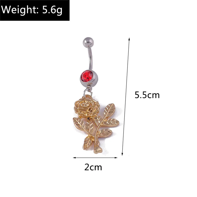 Aihua Steampunk schwarz hohl Kreuz baumeln Nabel Ring chirurgischen Stahl Bauchnabel Ring Gothic Piercing Ombligo Oreja Körpers chmuck – Detail 16