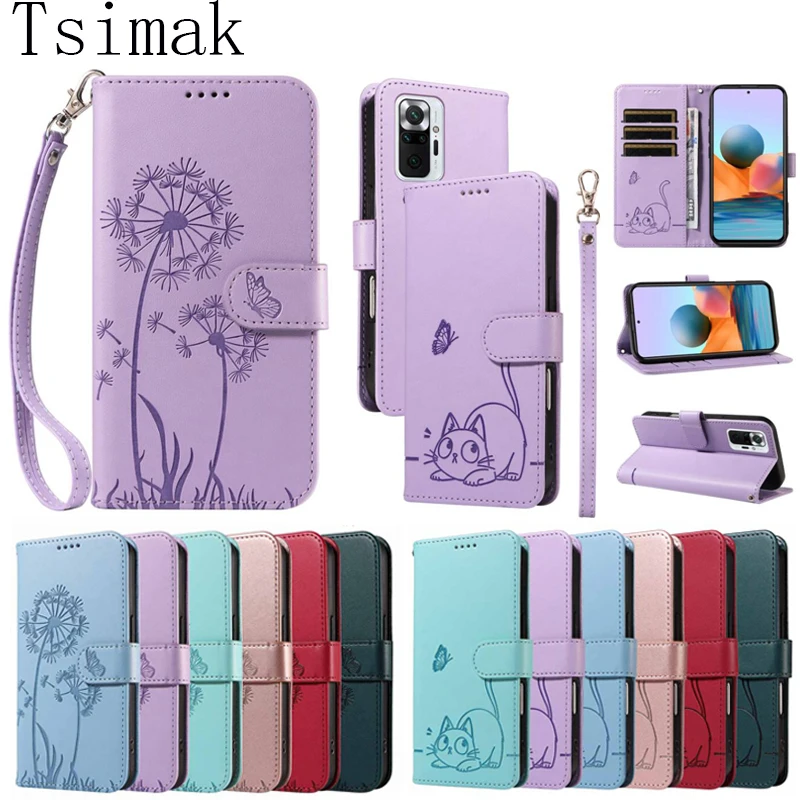 Flip Ledertasche Für Xiaomi Redmi Hinweis 8 9 10 Pro Max 8T 9S 10S 4G Brieftasche Karte schützen Coque für Redmi 9A 9C 9T 10A 10C Abdeckung