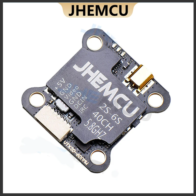 OverShoot JHEMCU VTX20-600 5.8G 40CH  FPV Transmitter PitMode 25mW 100mW 200mW 400mW 600mW 7-26V Adjustable VTX FPV Racing Drone