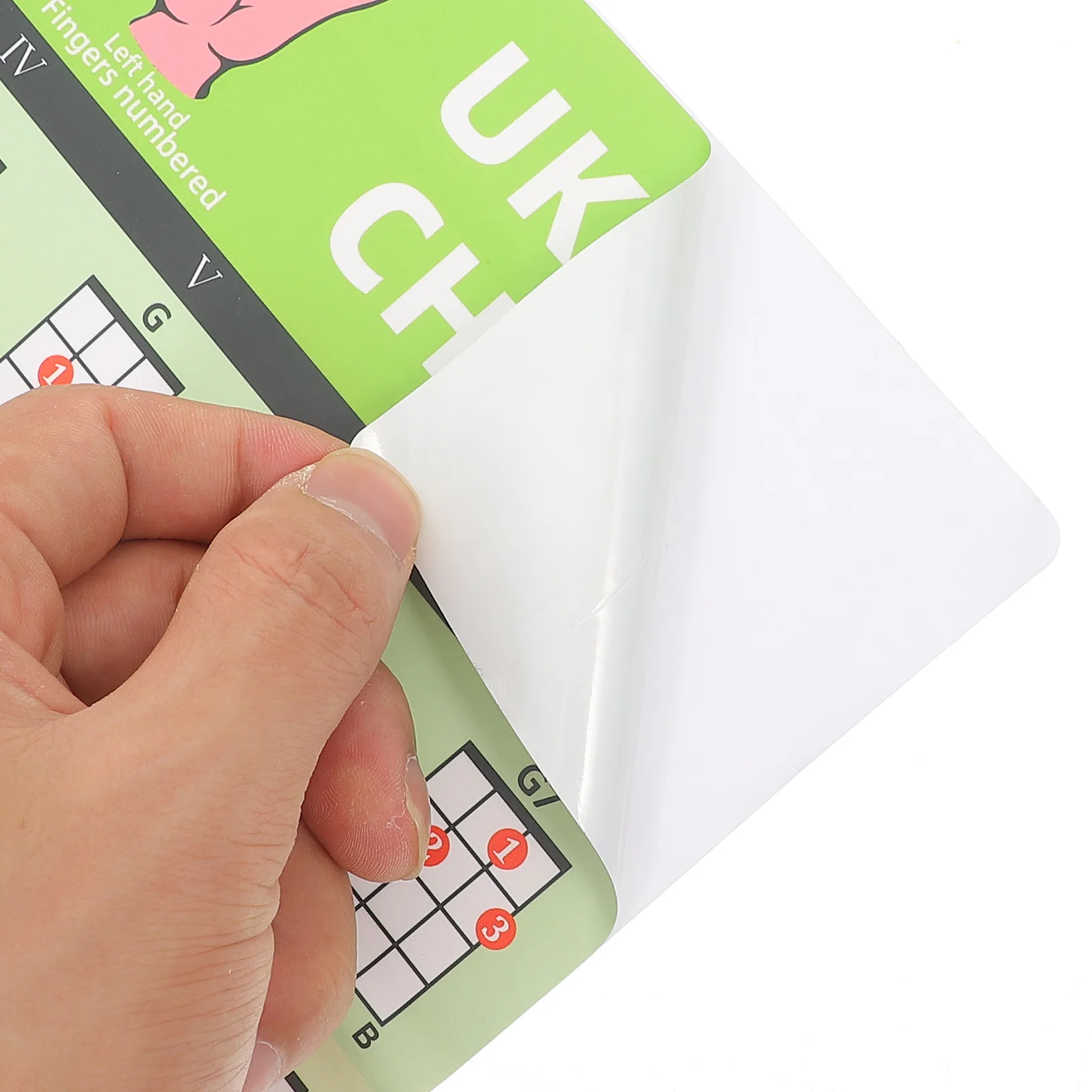 

Ukelele Chord Chart Poster Durable Practical Design Ukulele Learning Supply Clear Diagrams Easy Playing Excellent Performance