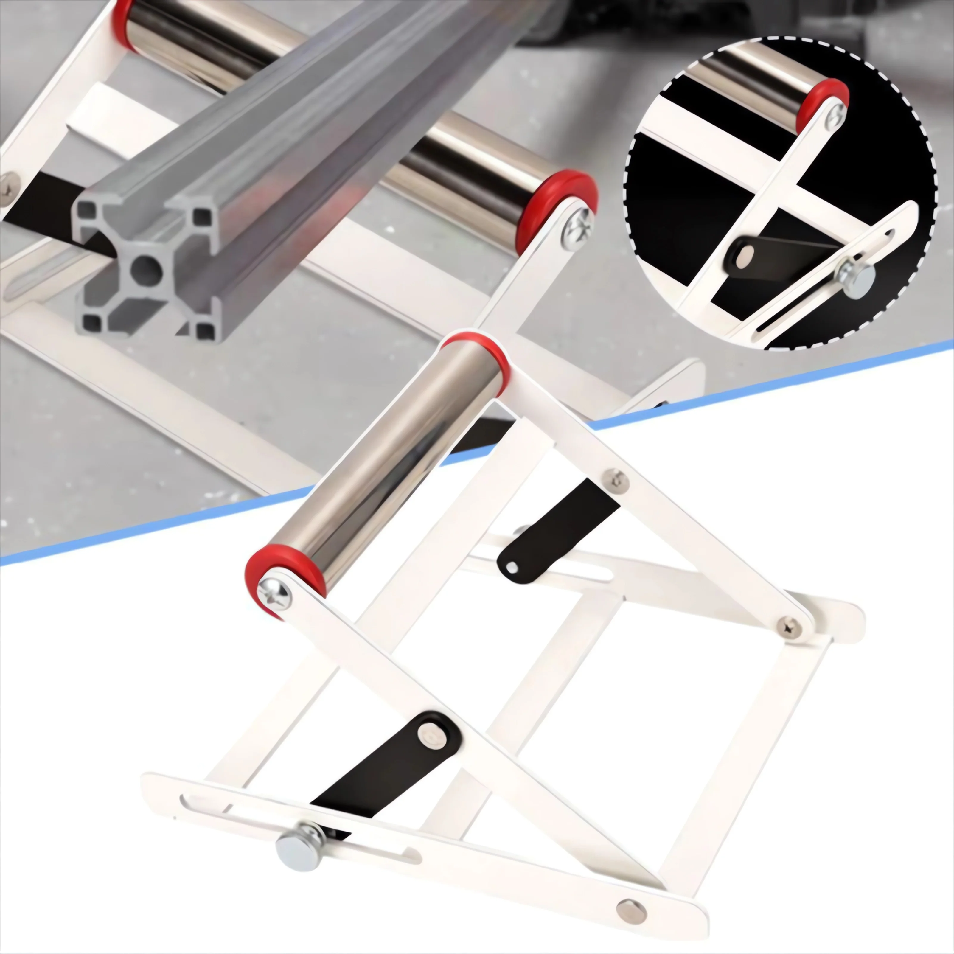 Metal Cutting Machine Support Stand Easy to Store and Carry with Foldable Design Suitable for Various Cutting Needs and