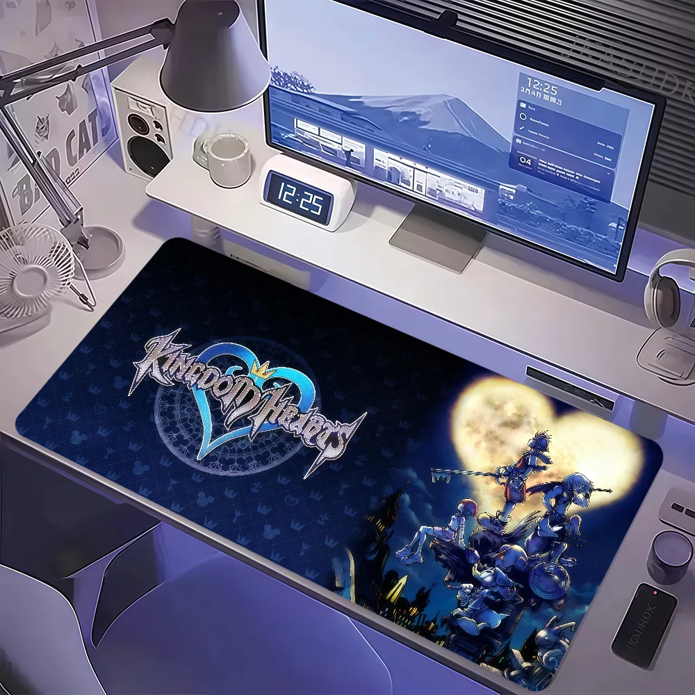 Game K-Kingdom H-hearts Mauspad Rutschfestes Verdicktes Mauspad Großes Schreibunterlage mit Versiegelten Kanten für Büro, Studenten und Gaming