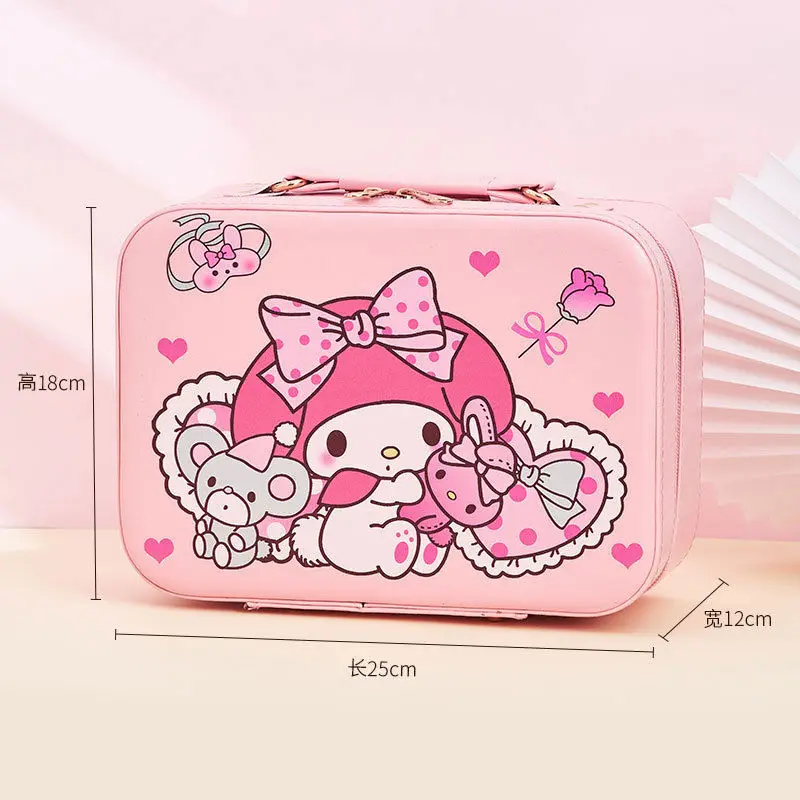 Kawaii Kurumi Kitty Cat аниме персонаж чемодан косметичка аниме большой емкости для хранения косметичка портативный дорожный новый милый