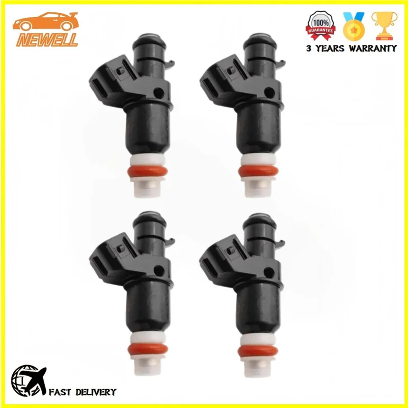 4pcs 16450-PWA-003 16450-RGA-003 Fuel Injector For Honda Fit Jazz City GD1 GD3 L12A1 1.3L 16450PWA003 16450RGA003