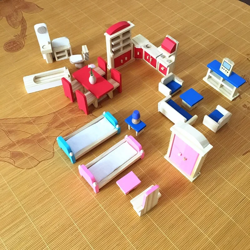 ชุดครัวไม้ของเล่นเสริมพัฒนาการเด็กเล่นบทบาทสมมติ