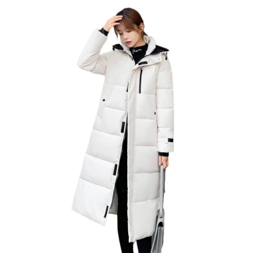 Winter Warm Thicken Jackets Puffer Coats Casual Long Clothes Loose Outerwear