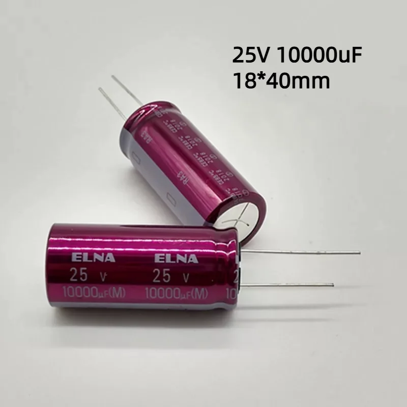10-2PCS Original New ELNA RA3 25V 10000uF 18*40mm Imported Audio Filter Electrolytic Capacitor Genuine