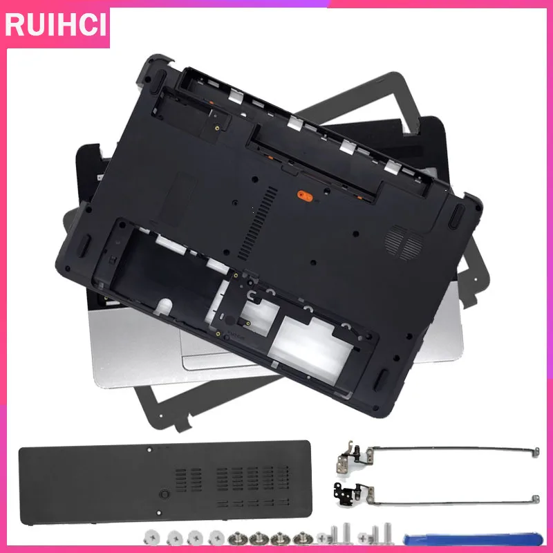 

For Aspire E1-571 E1-571G E1-521 E1-531 E1-531G New Laptop Front Bezel Hinge Bottom Base Case Cover AP0HJ000A00 AP0NN000100