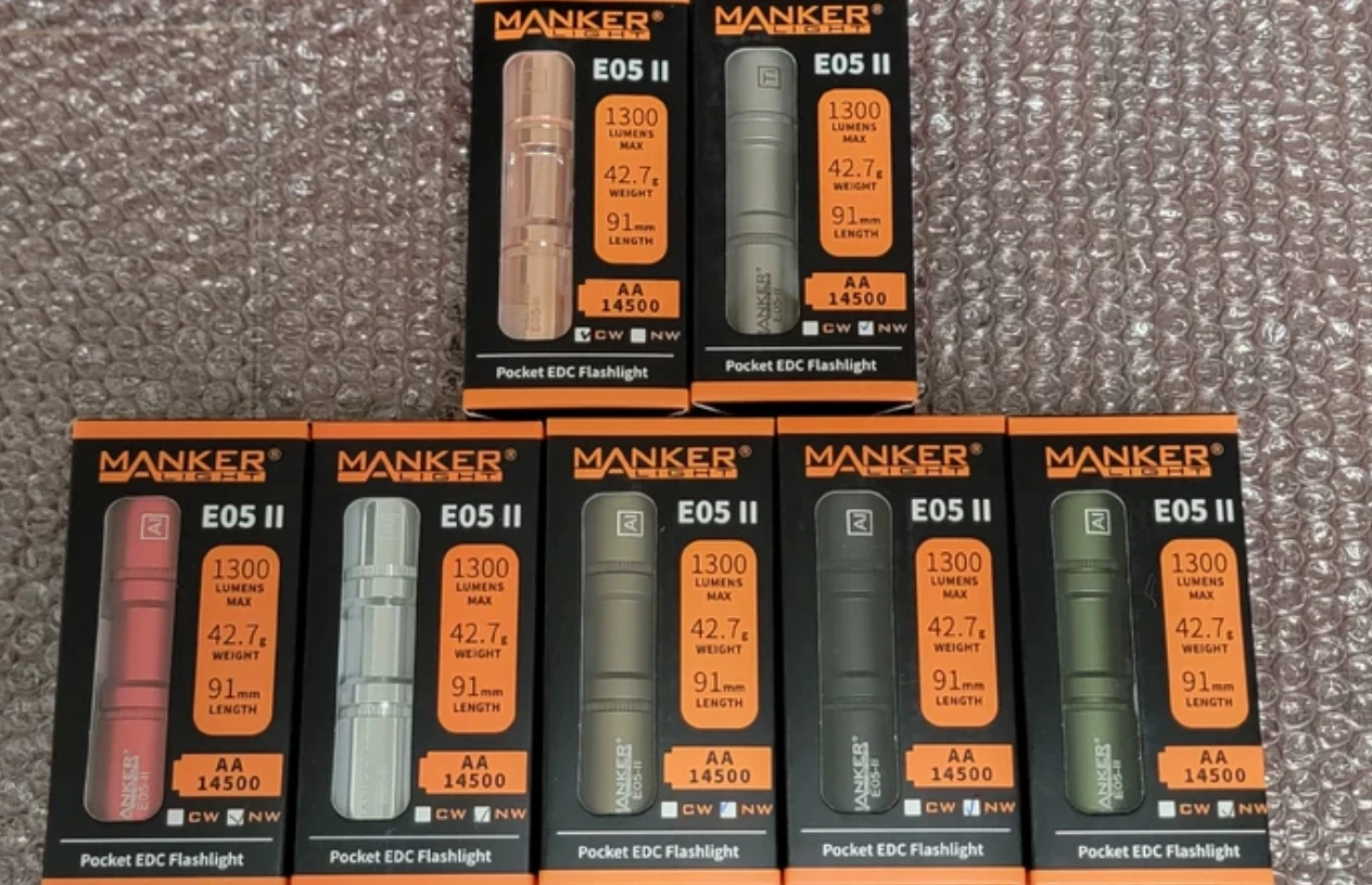 Lanterna com bateria EDC Manker E05-ll 14500