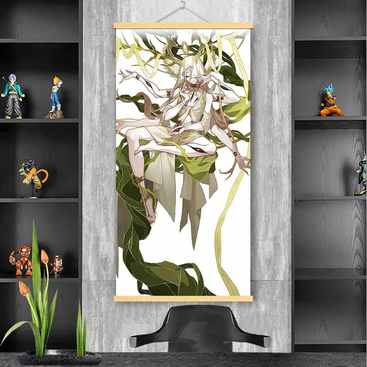 Honkai Star Rail Anime Poster Aeon Illustration Vertical Scroll Wall Art for Bedroom Anime Room Decor Fan Gift Apartment