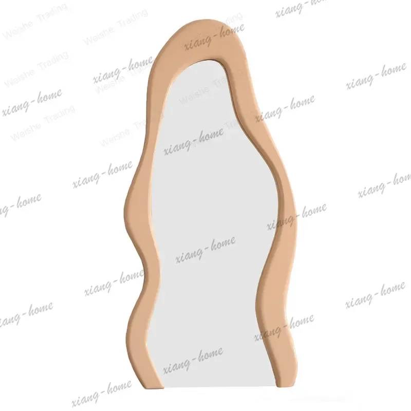 ld Nordic special-shaped full-length mirror home creative irregular shape clothing store floor-to-ceiling dressing mirror art