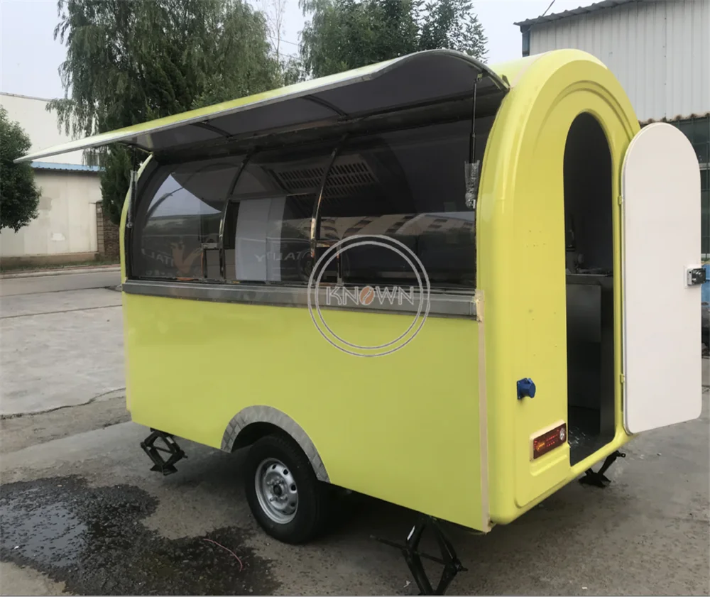 280B Thực Phẩm Trailer Nhà Máy Cung Cấp Bữa Ăn Nhẹ Xe Hot Dog Burger Cà Phê Xe Kéo Tùy Chỉnh Thức Ăn Đường Phố Xe Kéo