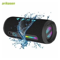 Portable Bluetooth Speaker 30W Dual Pairing Wireless Deeper Bass Sound IPX7 Waterproof Outdoor 30H Wireless Speaker with TF Slot