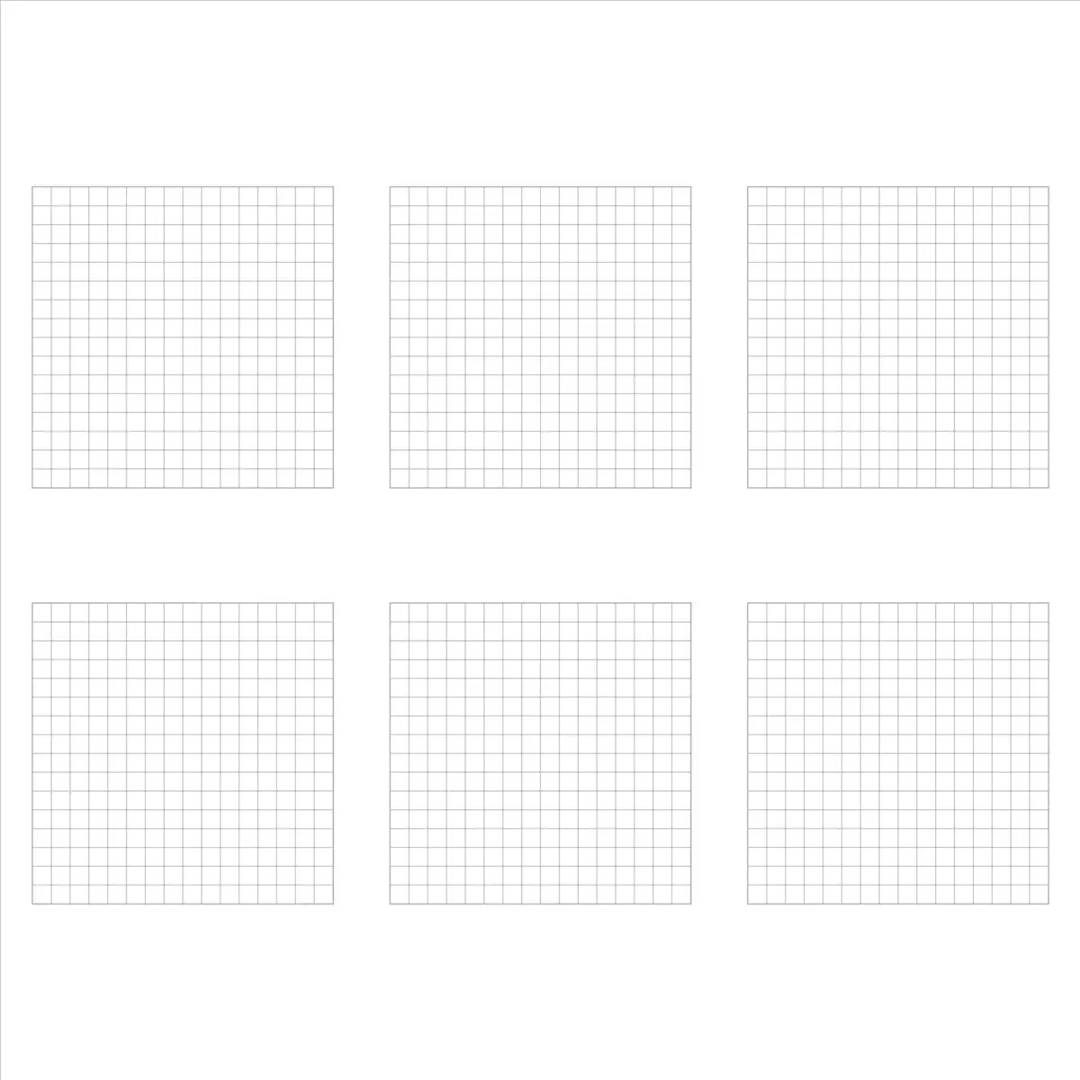 【REUNION】6X 1/6 or 1/12 Scale Miniature Dollhouse Tile Sticker OB11 Doll House Wall Paper Furniture Decoration,Square White