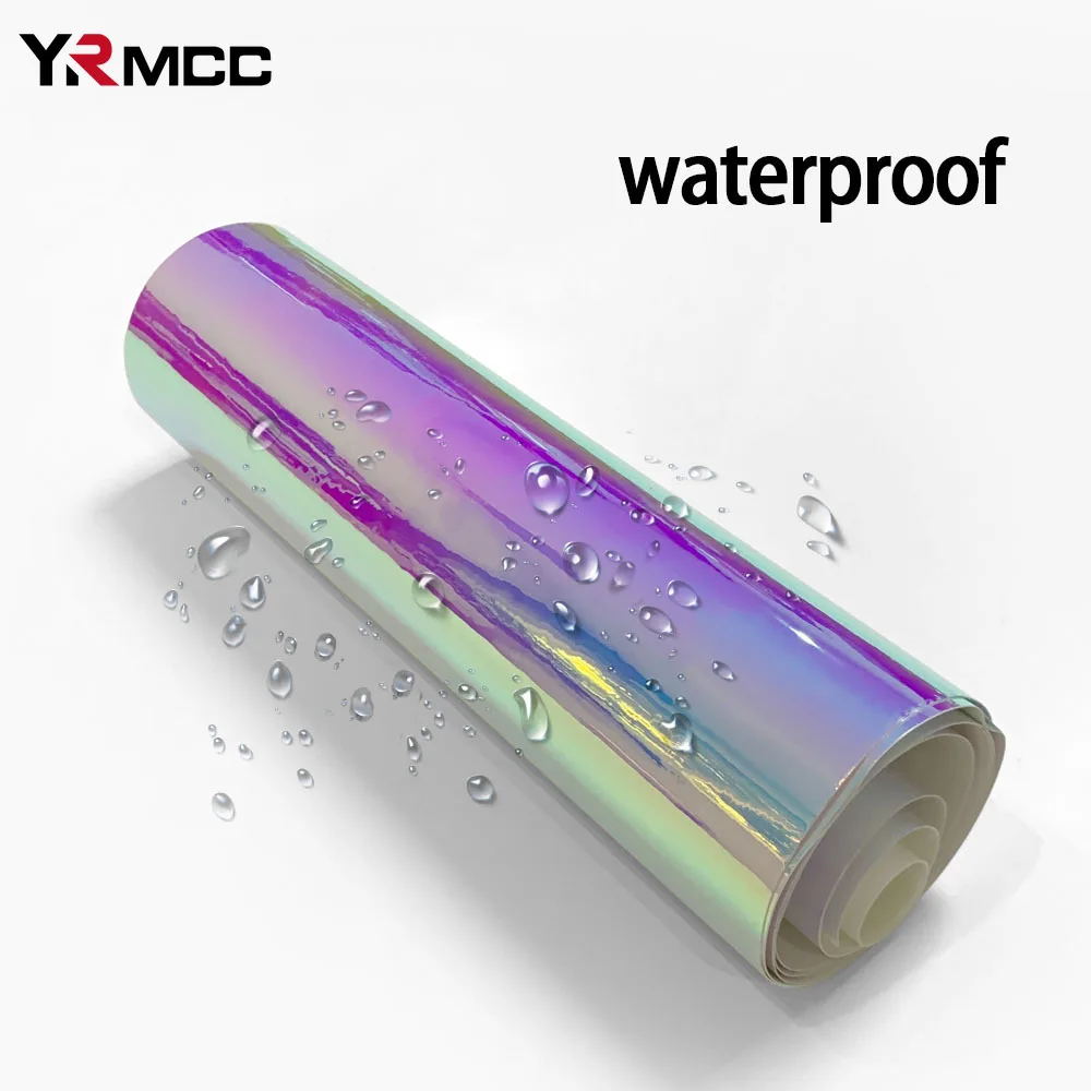 Car Sticker Chrome Rainbow Vinyl Film Vinyl Wrap Waterproof Anti-scratch No Air Bubbles for Car Body Color Change Car Accessorie