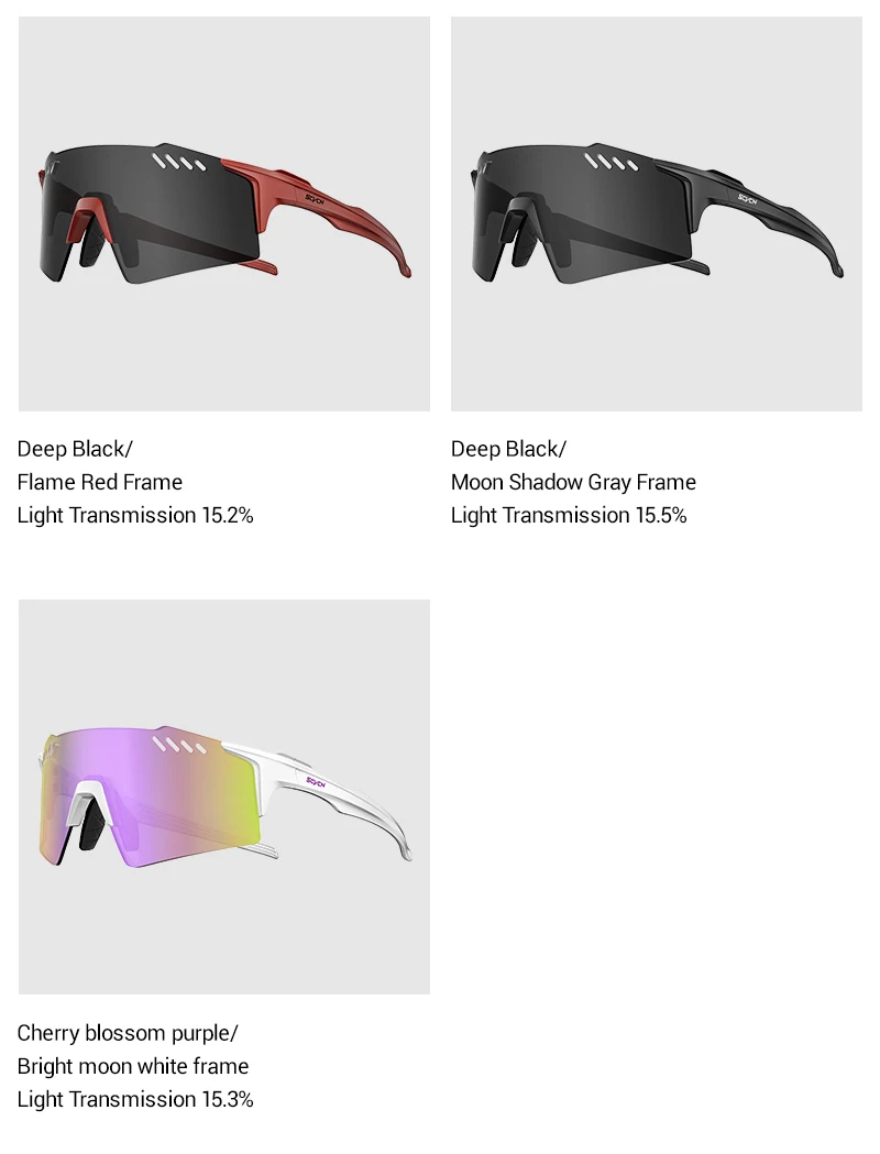 SCVCN Frauen Photochrome Sonnenbrille Outdoor Sport Fahrrad Radfahren Gläser Mann MTB Klettern Gläser Fahren Fahrrad UV400 Brillen – Detail 16