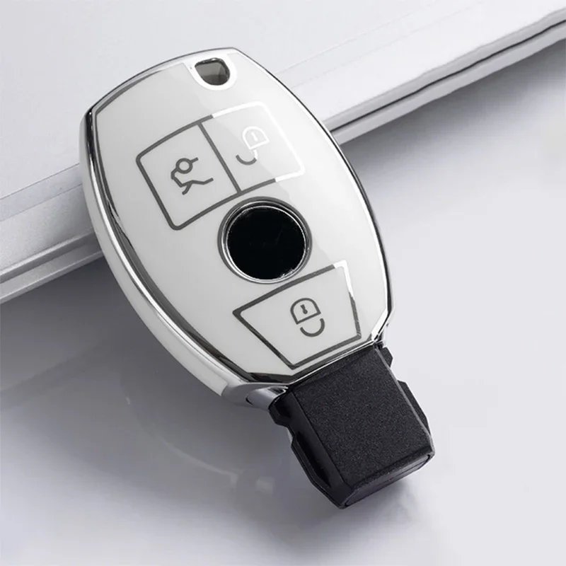 TPU Car Remote Key Case Cover Holder Fob For Mercedes Benz A B C E R Class GLS GLA GLK GLC CLS CLA AMG W204 W205 W212 W463 W176