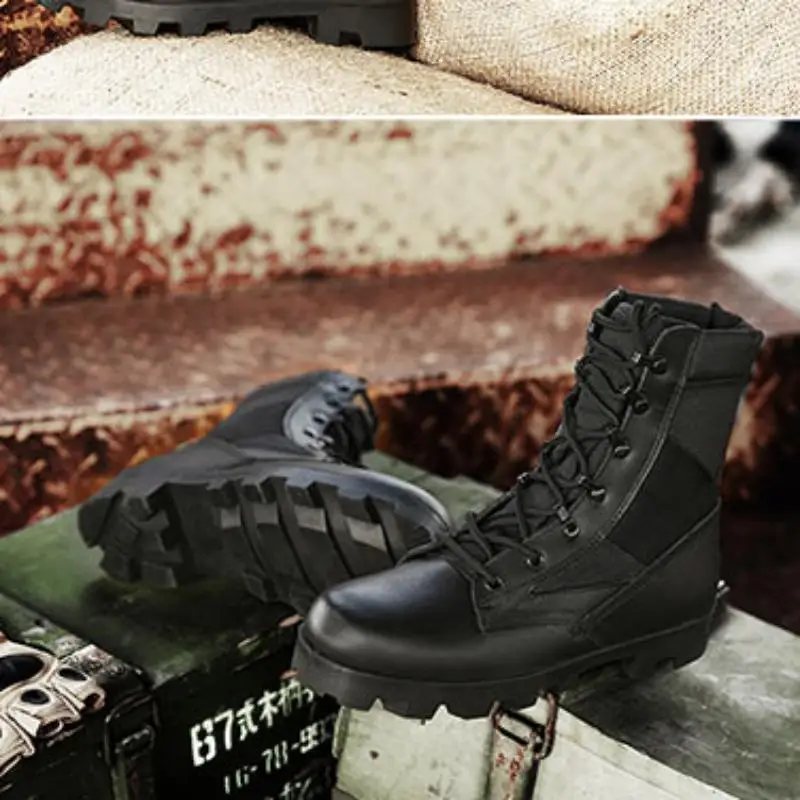 Boots For Men Anti-Collision Head Non-Slip Safety Outdoors Travel Mid-Cut Boots For Men Fashion