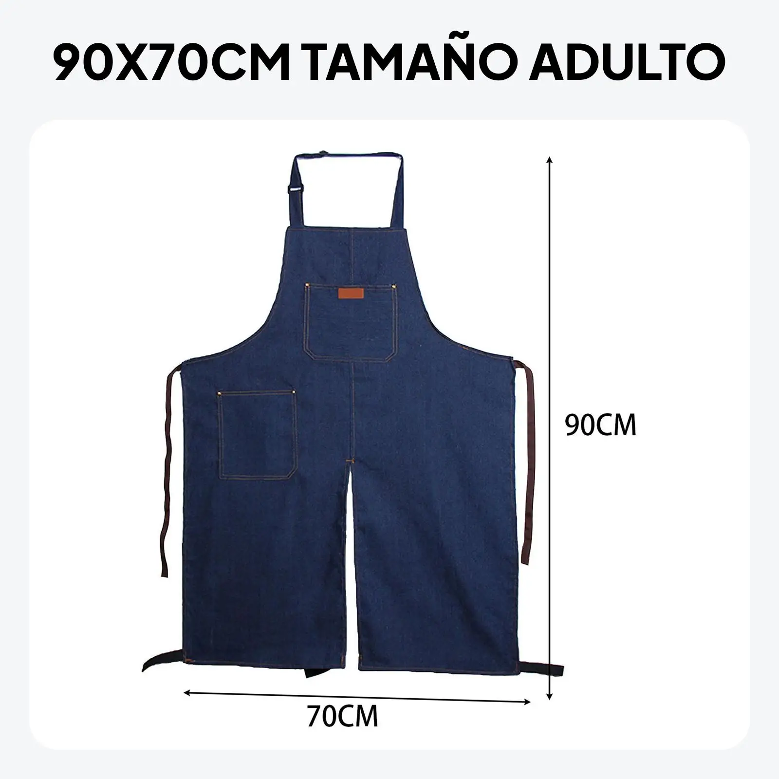 Pottery Split Leg Apron Hanging Neck Washable Lightweight Mens and Womens Portable for Ceramic Sculpture Yard Painting Garden