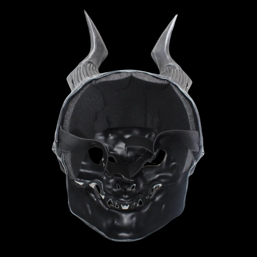 Halloween Demone Prajna Maschera horror Orgy Party Dance Puntelli unisex Vesti maschera in resina