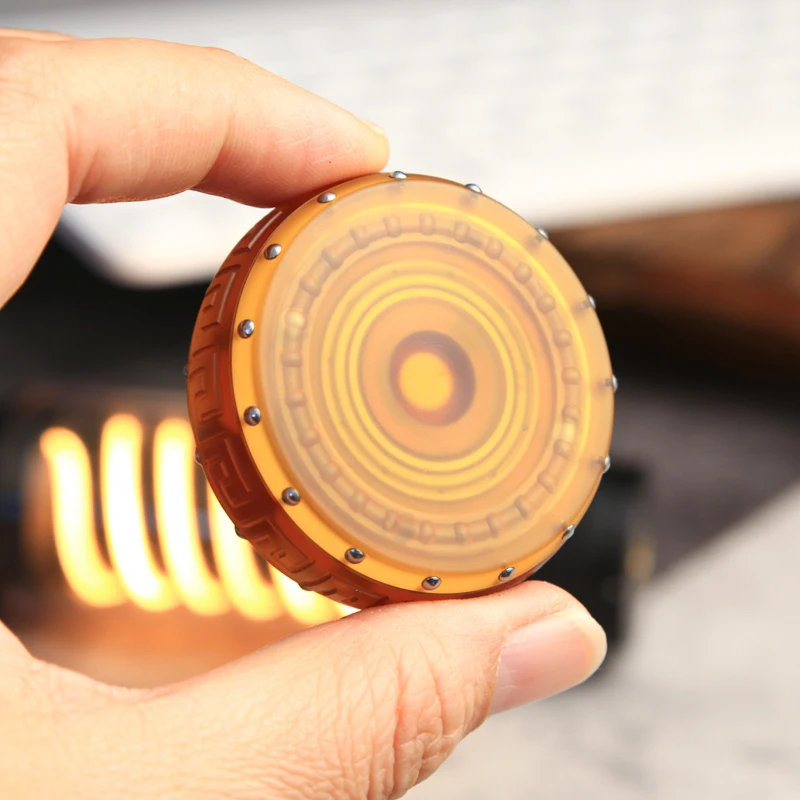 Creatieve vibrerende trommel EDC Fidget Spinner Stijlvolle ratelmunt Leuk fidgetspeelgoed PEI Tactiele mechanische munt Fidgetspeelgoed ADHD-speelgoed