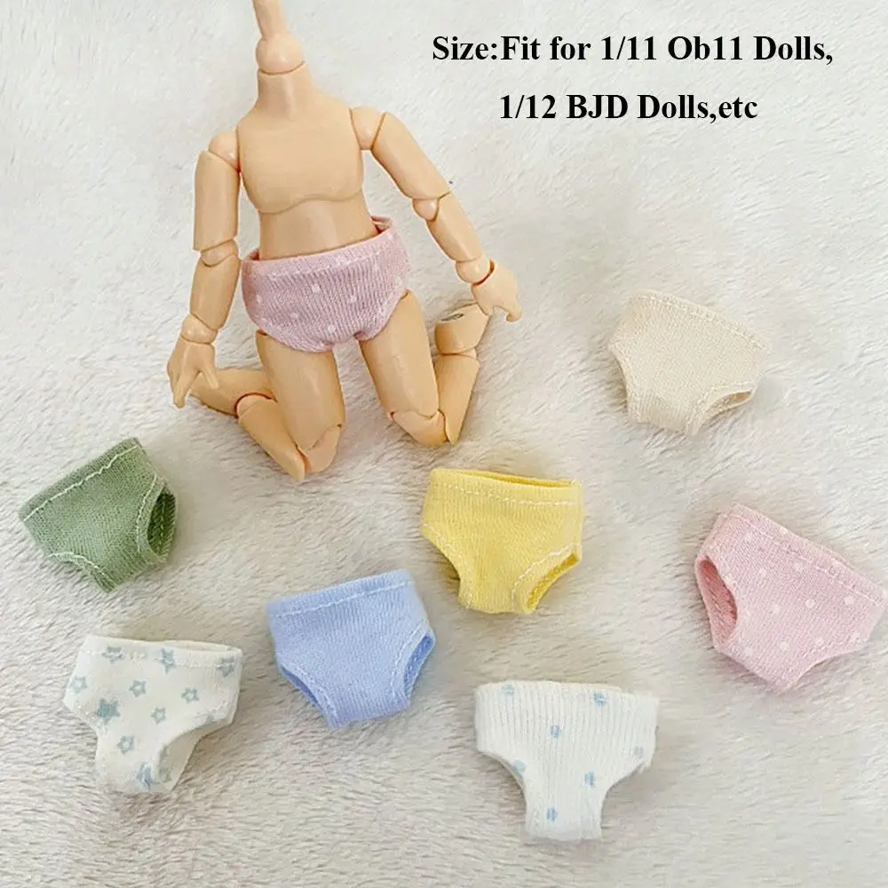 High Quality Multistyles Doll Fashion Clothes Cotton Doll Panties Lace Underwear 1/11 ob11 Dolls/1/12bjd Doll