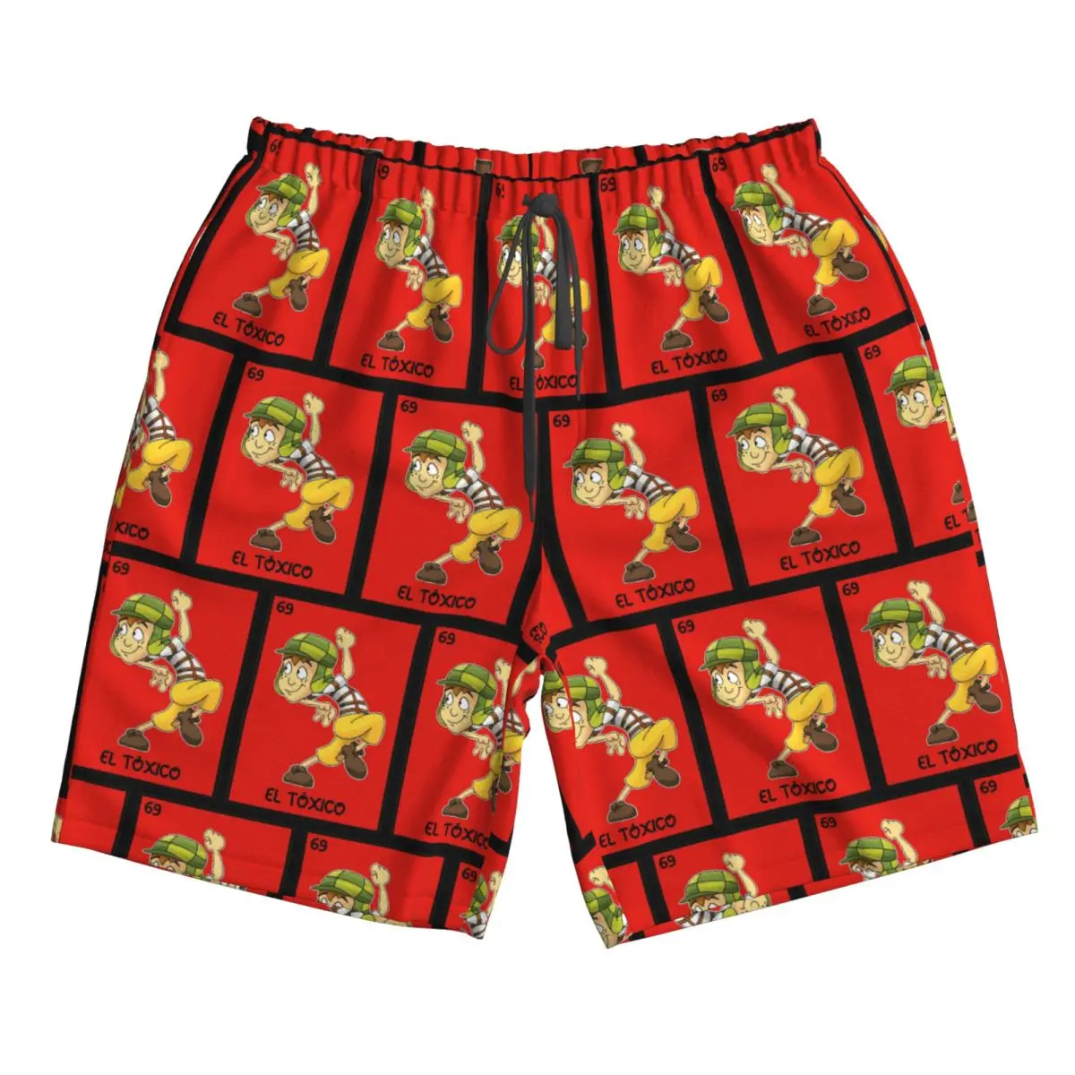 

El Toxico - El Chavo Del Ocho Trunks Beach Board Shorts Casual Quick Dry Swimming Summer Men Pants