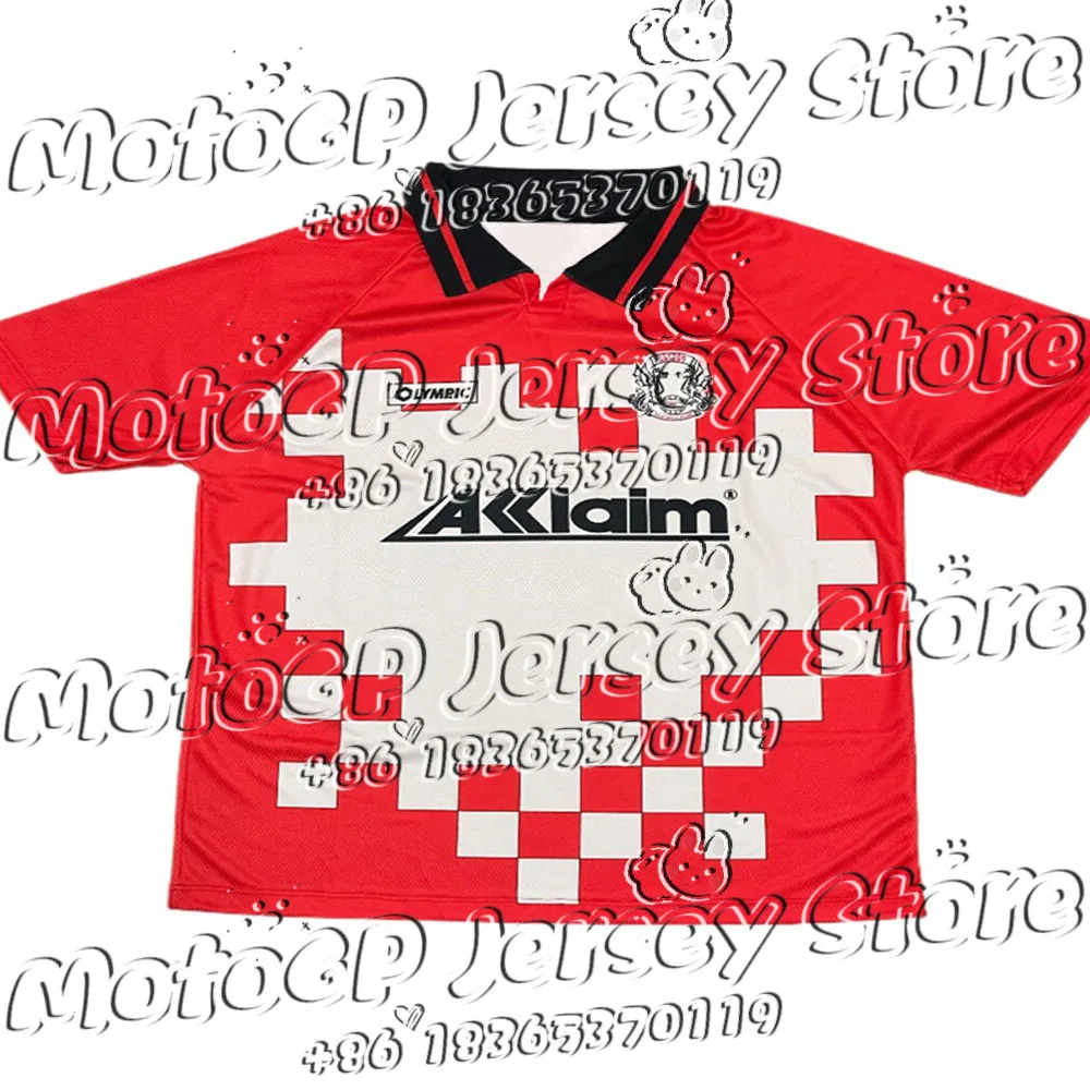 

2025 Summer Moto New Arrivals Men's POLO Shirt English Clubs Leyton Orient Home Football Shirt 1995/1996 : Up the O’s T-shirt