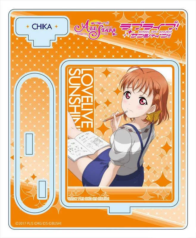 Fans present Anime Love Live! School Idol Mini HD characters Double insertion Acrylic Stand Kurosawa Desktop Ornament Series