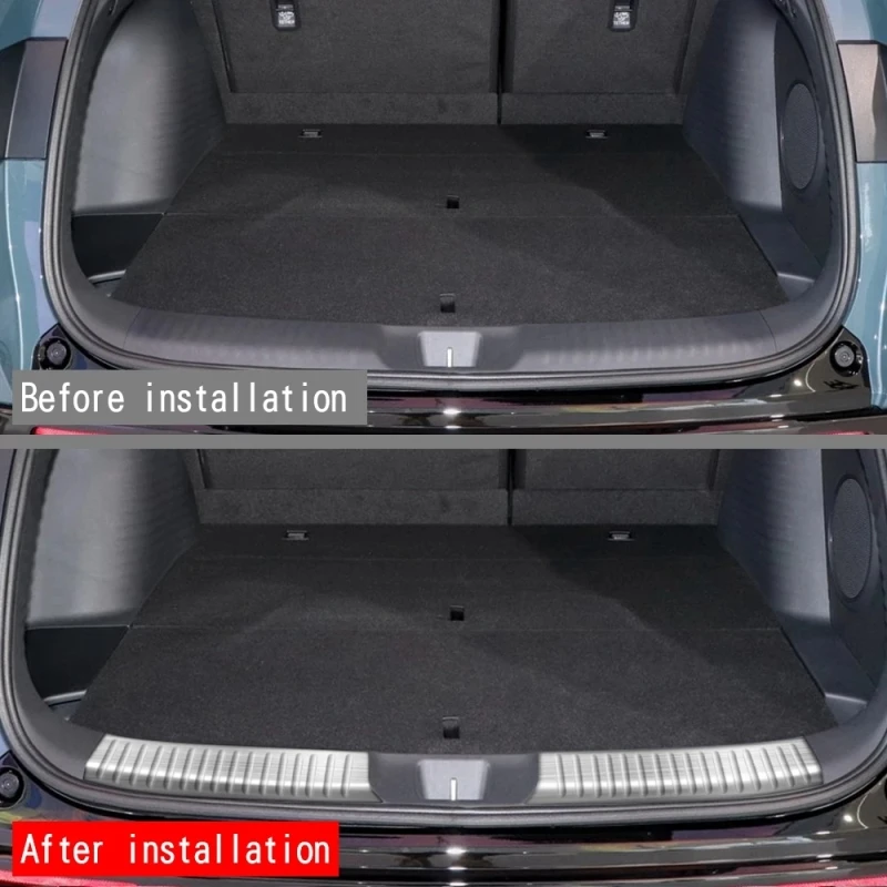 Trim For Honda Zr-v Zr V Zrv 2022 2023 Stainless Steel Built-in Rear Bumper Protector Door Sill Trunk Tread Plate Trim Parts