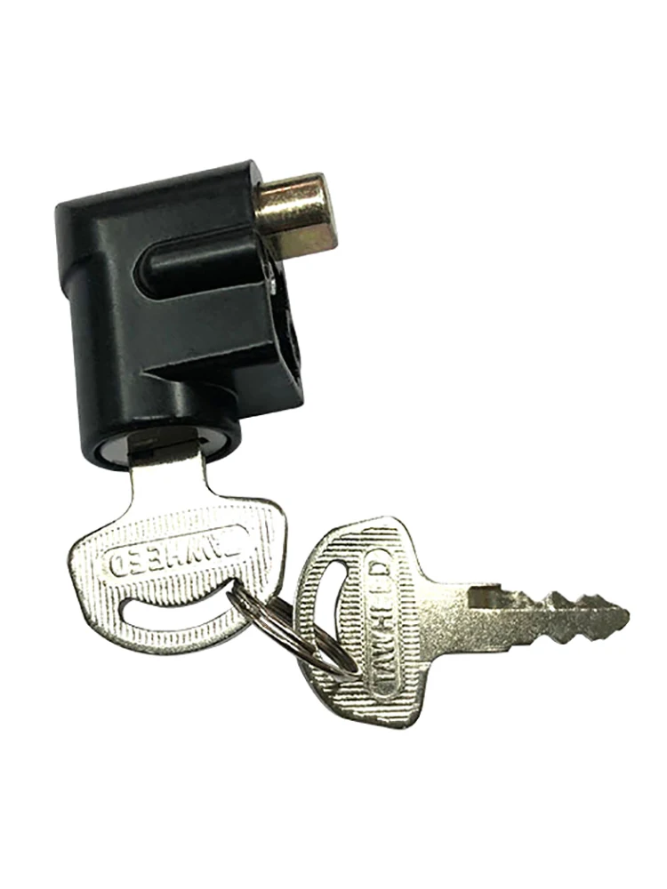 Stainless Steel Motorcycle Steering Lock With Two Keys 2 Position Switch For GN125 GS125