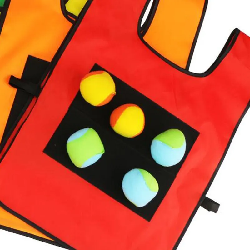 Outdoor Sport Rekwisieten Vest Plakkerig Jersey Vest Vest Vest Vest Vest Met Plakkerig Bal Gooien Speelgoed Voor Kinderen Sport Speelgoed