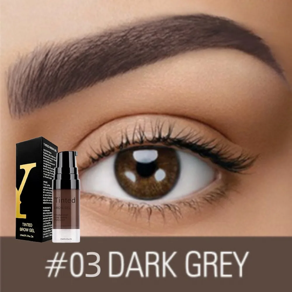 Longwear Waterproof Tinted Brow Gel Long Lasting SmudgeProof Liquid Eyebrow Makeup Highly Tinted Liquid Eye Brow Makeup