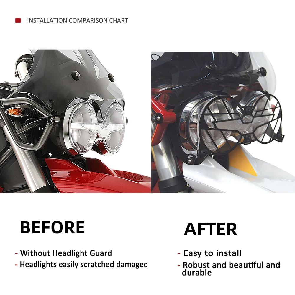 

Headlight Grill Guard Front Lamp Protector Acrylic Glass Head Light Len Cover For Moto Guzzi V85TT V85 TT Motorcycle Accessories