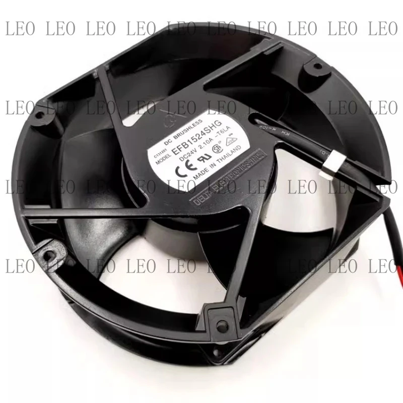 AA  Original EFB1524SHG 17cm 17251 DC24V 2.10A high airflow frequency converter ACS510/550 cooling fan