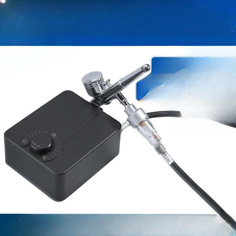 

Stepless pressure regulator mini air pump manicure tattoo inkjet model coloring airbrush air pump set