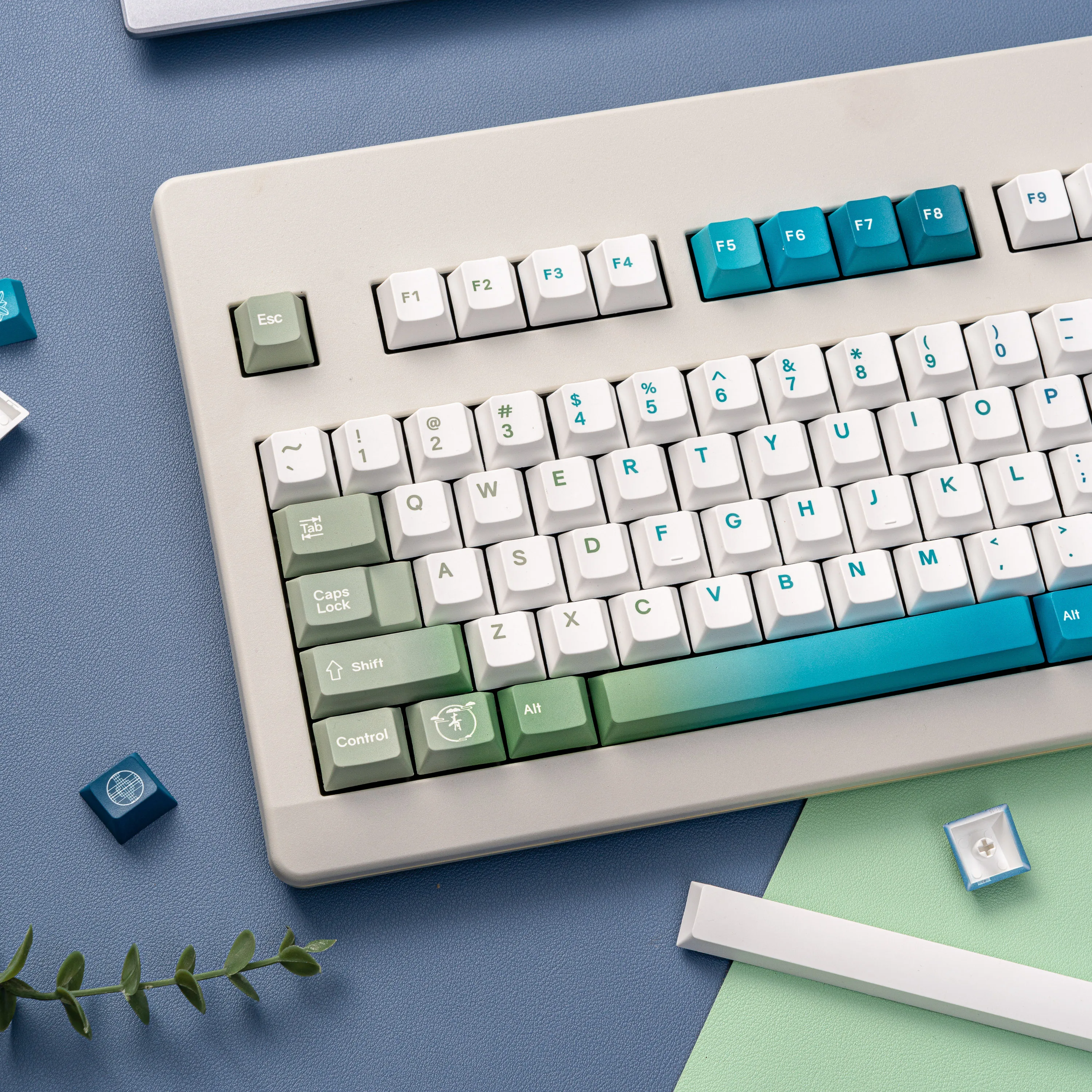 132 مفتاحًا من الكرز رحلة المناظر الطبيعية الأسطورية اللوحة الحرارية التسامي أغطية المفاتيح PBT للوحة المفاتيح الميكانيكية MX