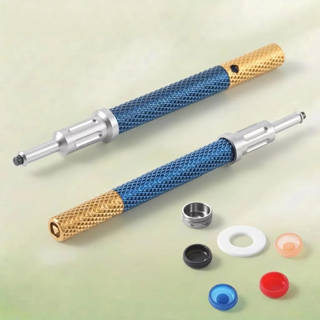 AZDENT Dental Implant Retention Caps Removable Universal Retention Core Tool Overdenture Abutment Attachment Kit Dentistry Tool