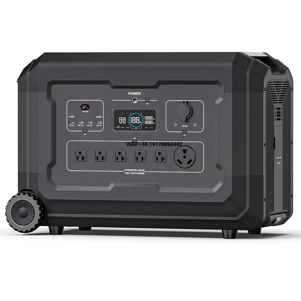 SOUOP S5 Large Capacity Portable Power Station Backup Home Solar Generator 5000W 4000W Industrial LiFePO4 Powerstation Solaire