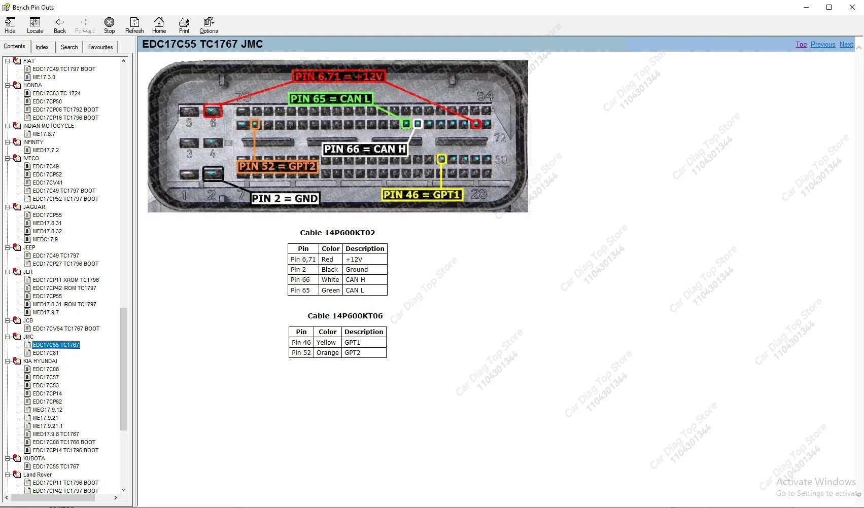 Ecu Pinout اتصال التمهيد ECU Pin Outs جمع دليل البرمجيات إصلاح الملفات دليل المبتدئين إلى ECU مخطط الأسلاك القابل للتحرير #2