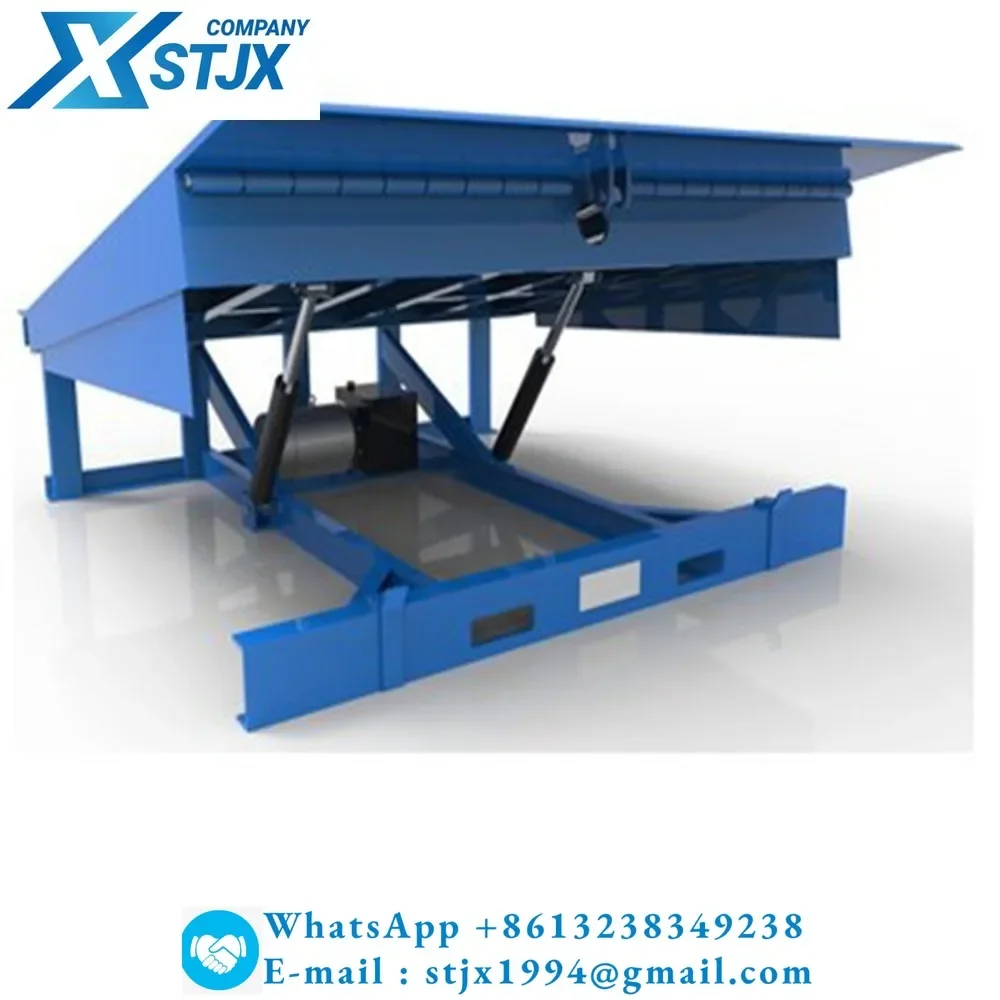 Plataforma elétrica hidráulica de carga e descarga fixa