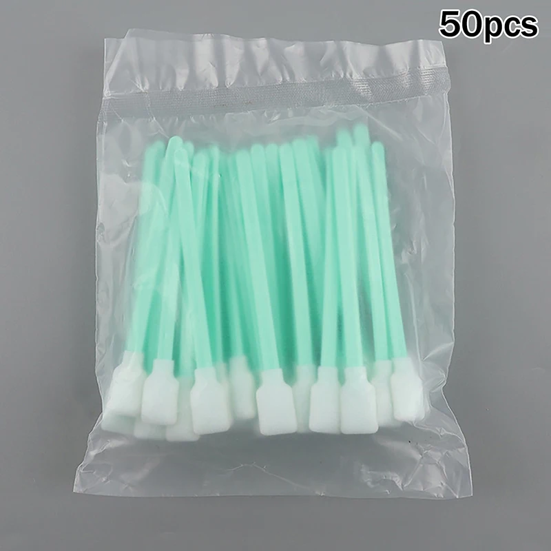 50Pcs Cleaning Tool Printhead Print Head Clean Wide Dustfree Sponge For All InkJet UV  Printer Cleaning Tool